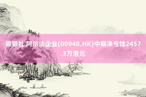 狠狠社 阿尔法企业(00948.HK)中期净亏蚀2457.3万港元